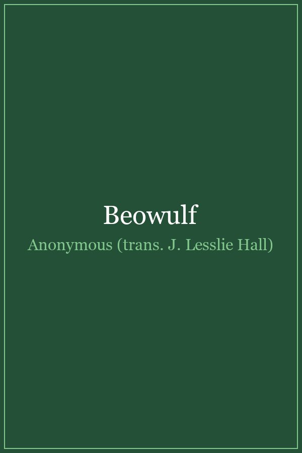 Beowulf cover